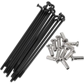 متحدث الدراجات 14G 221mm متحدث عجلات الدراجة طول 304 الفولاذ المقاوم للصدأ الأسود 1 in Kuwait