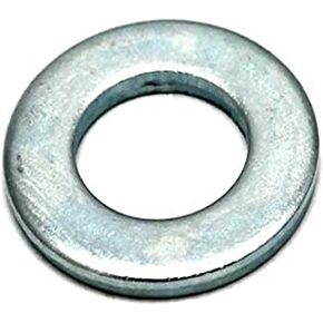 Merriway® BH03679 Flat Washers, Zinc Plated Steel, M8 (5/16") - Pack of 100 in Saudi Arabia