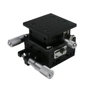 XYZ منصة خطية ثلاثية المحاور ضبط دقيق لضبط المحمل 90 * 90 مم XYZ90-LM، LD90-LM2 قضبان توجيه أفقية مزدوجة in Kuwait