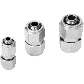 Pneumatic Double-head Reducing Straight-through Quick-screw Connector Lock Nut PU PG4/6/8/10/12/14/16 1Pcs(PG10-6) in Kuwait