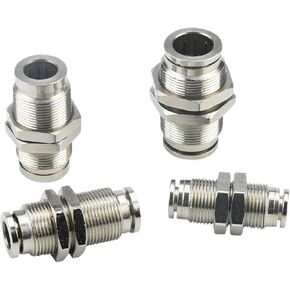 Plugs Straight-Through Partition Pneumatic Joint PM4/6/8/10/12 Pipe 1Pcs(Pm16) in Kuwait