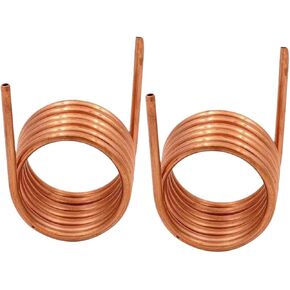 2pcs Soft Copper Tubing Coil 4mm X 0.5mm Thin Wall 2m Length Refrigeration Copper Tube for Air Conditioner and Freezer Applications in Saudi Arabia