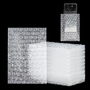 50 قطعة من أكياس الفقاعات، حقيبة صغيرة ملفوفة، أكياس فقاعات شفافة مقاس 10.16 سم × 15.24 سم، أكياس فقاعات واقية، أكياس مبطنة مزدوجة الجدران للحركة والشحن والتعبئة in Kuwait