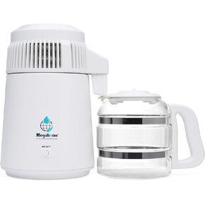 جهاز تقطير المياه على سطح الطاولة من ميجاهوم، أبيض، مجموعة زجاجية in Kuwait