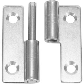 Detachable Hinge Slip Joint Flag Lift Off Door for Cabinet Wardrobe Stainless Steel Furniture 1Pcs(40x30x1.5 Right) in Kuwait