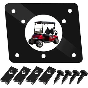 قطعة واحدة من لوحة محول منفذ شحن عربة الجولف المتوافقة مع قابس شحن عربات EZGO TXT 36 فولت، مناسبة لـ Noco GCP1 110 فولت تيار متردد 36 فولت، لنظام الشحن على اللوحة وتحويل قابس 110 فولت، مع براغي in Kuwait