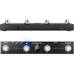 M-Vave Chocolate Plus Wireless MIDI Controller قابل للبرمجة اللاسلكي MIDI Controller 4 أزرار محمولة قابلة لإعادة الشحن in Kuwait