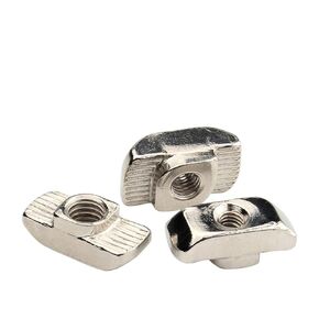 10 قطعة/الوحدة M3 M4 M5 M6 M8 EU20 #30 #40 #45 # فتحة انزلاق T الجوز المطرقة قطرة في موصل ثابت الألومنيوم النتوء (EU30 ، M5 x10pcs) in Kuwait