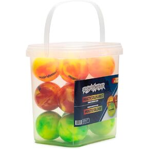 Road Warrior Street Hockey Balls, 15 Pack Low Bounce Ball Hockey Balls for Kids, Suitable for Warm Weather, Indoor & Outdoor Use, Comes with Storage Bucket… in Kuwait