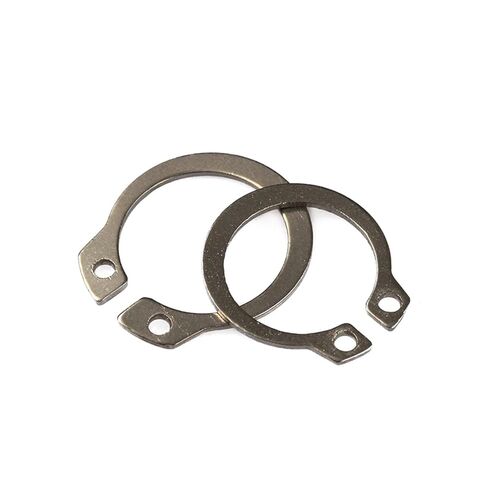 100pcs 304 Stainless Steel 8-18mm Shaft C Type External Circlip Bearing Retaining Clip Snap Ring Washer Assortment Kit in Saudi Arabia