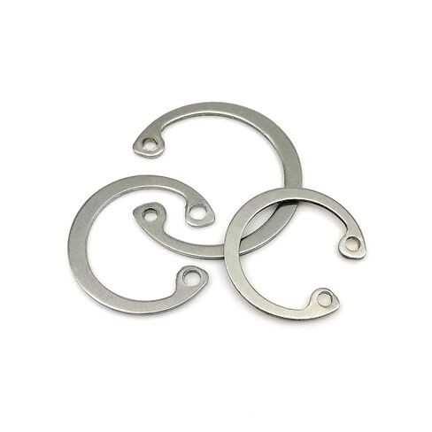 250pcs/box C Type Internal Circlip Hole Clip Snap Ring Mix M8 to M20 Kit Set 304 A2-70 Stainless Steel for Shaft Retaining in Saudi Arabia