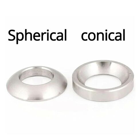 M6 M8 M10 M12 M16 M20 M24 Stainless Steel Conical Spherical Washer Countersunk Washer Carbon Steel Concave Convex Cone Gasket(Conical Carbon Steel,M24 (1Pcs)) in Saudi Arabia