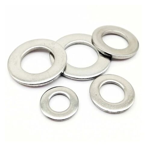 M1.6 M2 M2.5 M3 M3.5 M4 M5 M6 M8 M10 M12 M14 M16 A2-70 304 Stainless Steel Flat Washer Plain Gasket(10pcs M14) in Saudi Arabia