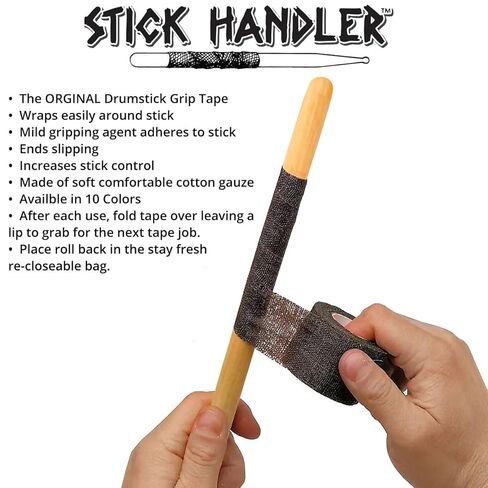 STICK HANDLER Professional Drumstick Grip Tape Pro Pack (Purple | Two Pack) in Saudi Arabia