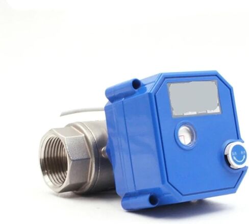 1 "صمام كروي من الفولاذ المقاوم للصدأ 2-Way 2/3-wire المحرك مع مفتاح يدوي AC220V DC24V DC12V (ADC9-24V_CR04) in Kuwait