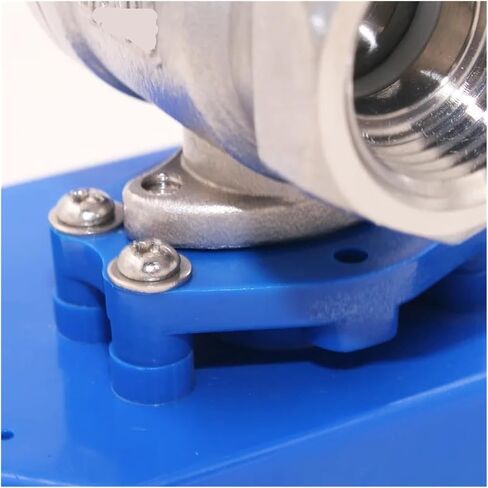 1 "صمام كروي من الفولاذ المقاوم للصدأ 2-Way 2/3-wire المحرك مع مفتاح يدوي AC220V DC24V DC12V (ADC9-24V_CR04) in Kuwait