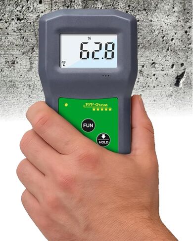 Concrete Moisture Meter CME- 822 – Digital Moisture Meter for Concrete, Floors, Walls, Gypsum – Non-Destructive Concrete Moisture Sensor (CME-822 with PU Case) in Kuwait