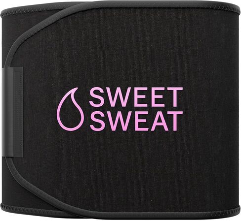 تغطية إضافية لحزام الخصر من Sports Research Sweet Sweat (XC) - حزام لياقة بدنية ممتاز مع تغطية أكثر للخصر لعرق أفضل - وردي (XXL) in Kuwait