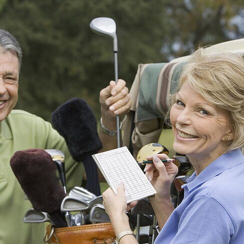 40 قطعة من أوراق نتائج الجولف من BESPORTBLE، بطاقات أداء جولف محمولة مقاس 6 × 4 بوصات مطلية - حافظة منافسات لبطاقات الأداء الخارجية، دفتر ملاحظات وإحصائيات البطاقات الورقية لملحقات النادي in Kuwait