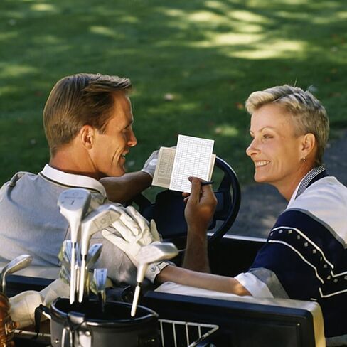 40 قطعة من أوراق نتائج الجولف من BESPORTBLE، بطاقات أداء جولف محمولة مقاس 6 × 4 بوصات مطلية - حافظة منافسات لبطاقات الأداء الخارجية، دفتر ملاحظات وإحصائيات البطاقات الورقية لملحقات النادي in Kuwait