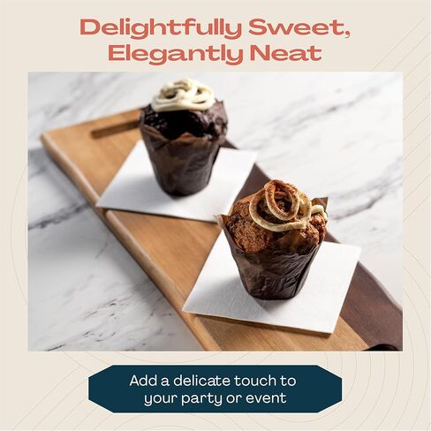 200 Linen-Feel Dessert And Beverage Napkins - Disposable Cloth-Like Cocktail Paper Napkins, Made In USA - Soft and Absorbent For Bar, Restaurant, Café, Wedding, Parties (200-Pack) in Saudi Arabia