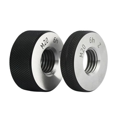 1 Set (1 Pass Gauge + Stop Gauge) 6 Hours Non-Standard Metric fine Tooth Thread Ring M1-M8(M1X0.25 6h) in Saudi Arabia