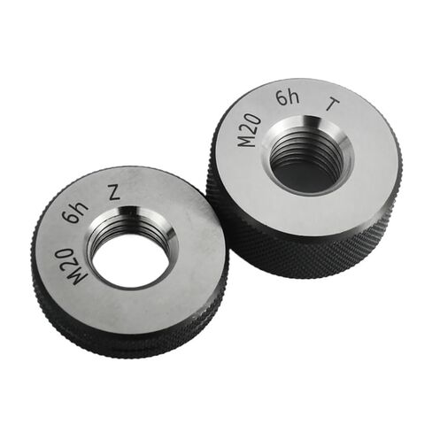 1 Set (1 Pass Gauge + Stop Gauge) 6 Hours Non-Standard Metric fine Tooth Thread Ring M1-M8(M1X0.25 6h) in Saudi Arabia