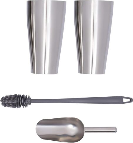 Milk Shake Machine, 180W Double Head Electric Milkshake Maker with 800ml Cups Commercial Milkshake Mixer with Ice Shovel Cleaning Brush in Kuwait