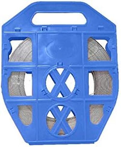 USA 304 شريط من الفولاذ المقاوم للصدأ 1/2 بوصة × 0.020 بوصة × 100 بوصة - موزع بلاستيكي أزرق (FTA530512735PB) in Kuwait