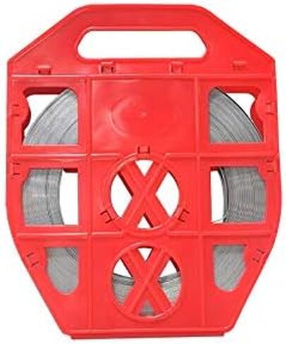 USA 304 شريط من الفولاذ المقاوم للصدأ 1/2 بوصة × 0.030 بوصة × 100 بوصة - موزع بلاستيكي أحمر (FTA530712735PR) in Kuwait