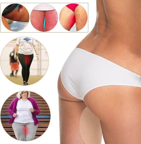 وسادات شريط احتكاك مضادة للاحتكاك، رقعة فخذ ذاتية اللصق تمنع الاحتكاك ومقاومة التآكل، وسادة لاصقة داخلية رفيعة قابلة للتنفس، 10 قطع in Kuwait