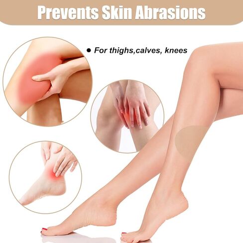 وسادات شريط احتكاك مضادة للاحتكاك، رقعة فخذ ذاتية اللصق تمنع الاحتكاك ومقاومة التآكل، وسادة لاصقة داخلية رفيعة قابلة للتنفس، 10 قطع in Kuwait