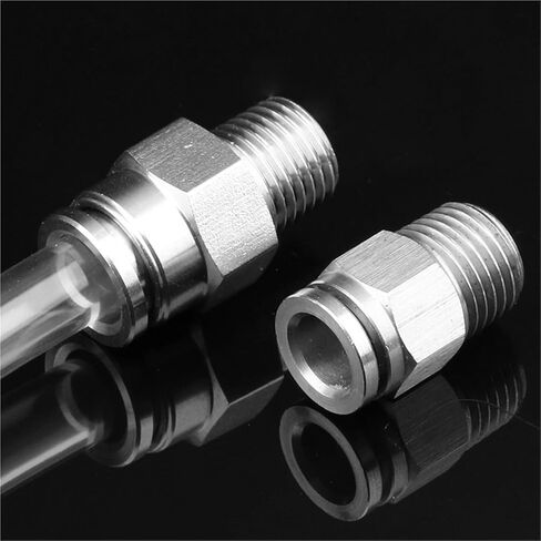 Air Pipe Joint Pneumatic Quick Connector Straight Through PC8-02 Double Seal Ring 1Pcs(316PC6-03) in Saudi Arabia