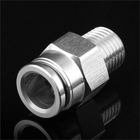 Air Pipe Joint Pneumatic Quick Connector Straight Through PC8-02 Double Seal Ring 1Pcs(316PC6-03) in Saudi Arabia