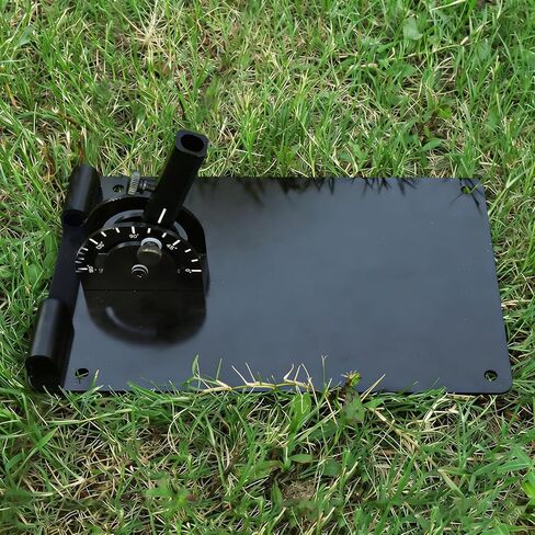 Amy Sport Golf Practice Plate with 180° Adjustable Guide, Durable Metal Plane Trainer Aid for Aiming Putting Swing & Golf Teaching, Stable Training Aid Alignment Stick Base for All Levels in Saudi Arabia