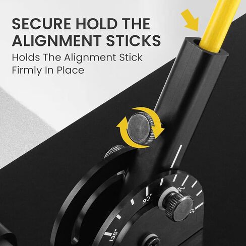 Amy Sport Golf Practice Plate with 180° Adjustable Guide, Durable Metal Plane Trainer Aid for Aiming Putting Swing & Golf Teaching, Stable Training Aid Alignment Stick Base for All Levels in Saudi Arabia