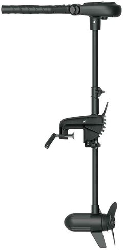 AQUOS Black Haswing 12V 65LBS 35.5inch Shaft Transom Electric Trolling Motor for Fishing, Saltwater and Freshwater Use, Brushless Motor in Kuwait