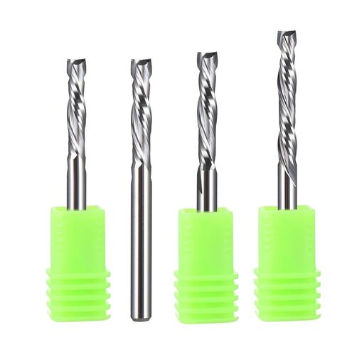 5Pcs 3.175-10mm 2F Spiral Milling Cutter Woodworking Tool(6.35x25x50L) in Saudi Arabia