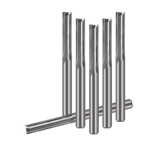 50Pcs 4mm 2F Wood Working Straight End Mill CNC Cutting Tools(4x32x55L) in Kuwait