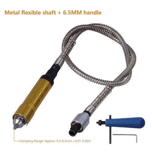 Tyenaza Grinder Flexible Shaft, Extension Cable Chuck Handle Electric Polisher Adapter Accessories, for Fine Grinding, Polishing, Cutting in Saudi Arabia