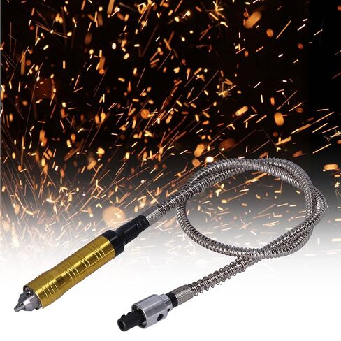 Tyenaza Grinder Flexible Shaft, Extension Cable Chuck Handle Electric Polisher Adapter Accessories, for Fine Grinding, Polishing, Cutting in Saudi Arabia