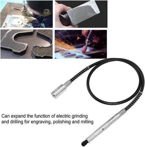 Electric Grinder Flexible Shaft Accessories, Complete Polishing Engraving Kit Wrench for Drilling Grinding Carving, Convert Electric Grinder to Manual Tool in Saudi Arabia