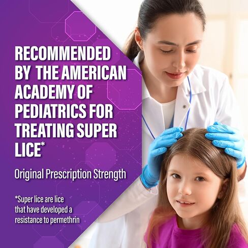 RID One & Done, Just One Application Head Lice Treatment, No Combing Required, Prescription Strength Ivermectin Lotion for Children & Adults, Eliminates Super Lice & Renders Eggs Non Viable in Kuwait