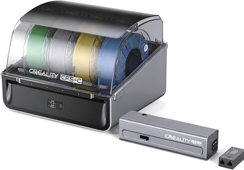 Creality CFS-C Smart Filament System for K1 Series 2025/K1 Max/K1C/K1/K1 SE, Multi-Color 3D Printing, RFID Auto-Loading, External Cutter, Filament Runout & Tangle Detection, Easy Installation in Saudi Arabia