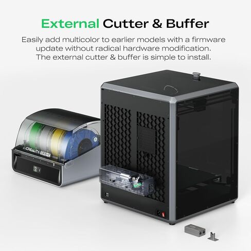 Creality CFS-C Smart Filament System for K1 Series 2025/K1 Max/K1C/K1/K1 SE, Multi-Color 3D Printing, RFID Auto-Loading, External Cutter, Filament Runout & Tangle Detection, Easy Installation in Saudi Arabia