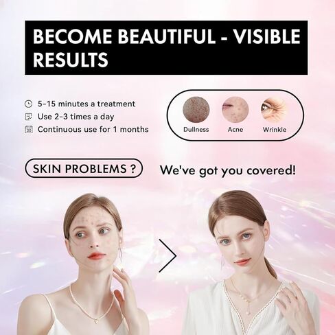 Red Light Therapy Mask for Face – FSA/HSA Eligible, 7-Color Skin Rejuvenation Facial Mask with 400 LEDs, 850nm Infrared, 2000mAh Remote – Anti-Aging, Acne, Wrinkle Care at Home in Saudi Arabia