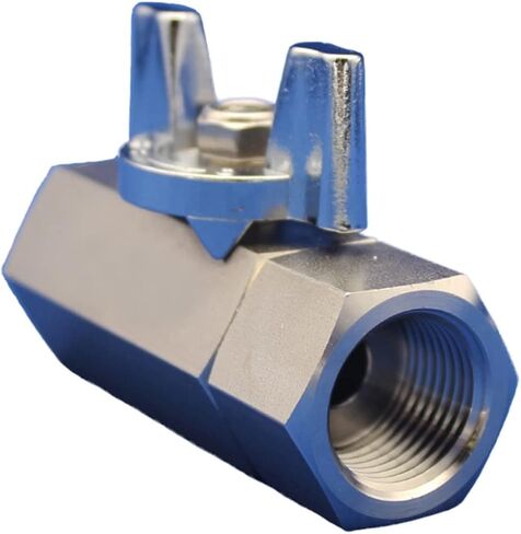 1/4" 3/8" 1/2" 3/4" Stainless Steel High Pressure Ball Valve 3000psi Paint Resistant Suitable for Spraying Industry(3/8") in Kuwait