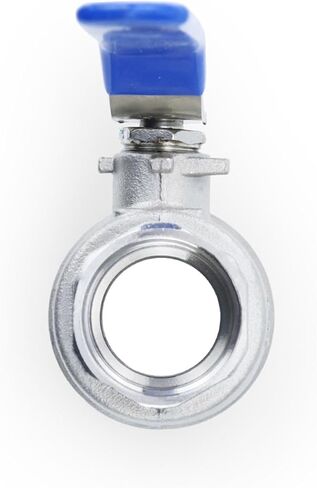 2PCS 1/2" 1-1/2" Female Thread 304 Stainless Steel Two Piece 2P Ball Valve for Water Oil Gas(1") in Kuwait