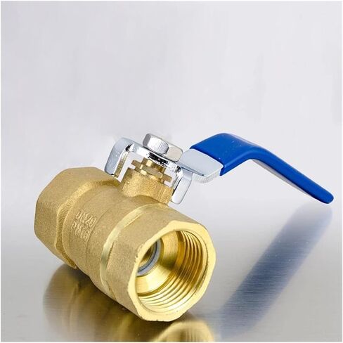 2-1/2" Brass Thread Ball Valve with Lever Handle Copper Plumbing Tap in Kuwait