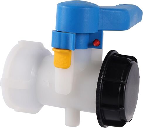 DN40/50/80 Valve 1000L IBC Tank Container Adapter Garden Agriculture Irrigation Water Supply Water Controller(3") in Kuwait